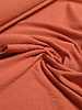 Fibremood Marsala with subtle lines - seersucker