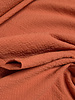 Fibremood Marsala with subtle lines - seersucker