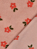 Poppy fabrics pink flowers - sturdy teddy