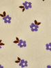 Poppy fabrics ecru flowers - sturdy teddy