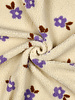 Poppy fabrics ecru flowers - sturdy teddy