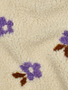 Poppy fabrics ecru flowers - sturdy teddy