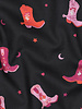 Poppy fabrics cowboy boots - fine poplin cotton