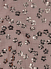 Poppy fabrics pink foil flowers - tetra / double gauze
