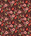 Poppy fabrics bordeaux bloemen - tricot