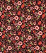 Poppy fabrics bordeaux bloemen - tricot