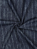 Poppy fabrics indigo subtle stripe - denim jeans
