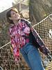Poppy fabrics abstract print pink - lenzing viscose
