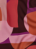 Poppy fabrics abstract print pink - lenzing viscose
