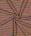 Poppy fabrics multicolor strepen - gebreide jacquard