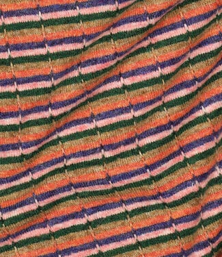 Poppy fabrics multicolor stripes - knitted jacquard