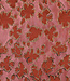 Poppy fabrics mauve bloemen - jacquard