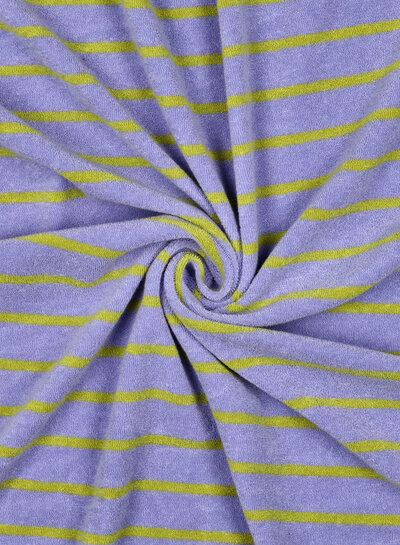 lilac with lime stripes - sponge