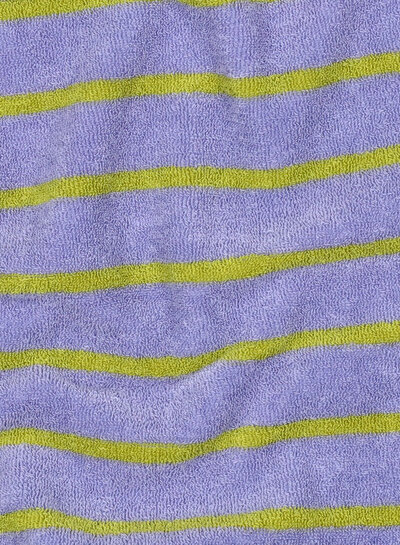 lilac with lime stripes - sponge