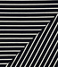 Madeline zwart / wit gestreept - tricot