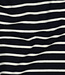 Madeline zwart / wit gestreept - tricot