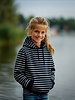 Madeline zwart / wit gestreept - tricot