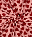 Poppy fabrics rood hartjes  - zachte sweater
