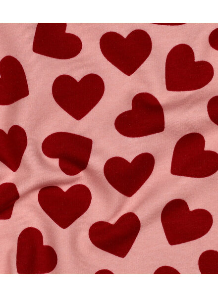 Poppy fabrics red hearts - soft sweater