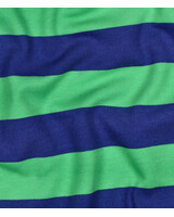 Poppy fabrics kobalt groen strepen - zachte sweater