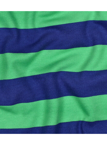 Poppy fabrics cobalt green stripes - soft sweater