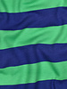 Poppy fabrics kobalt groen strepen - zachte sweater
