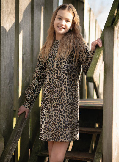 Poppy fabrics leopard - cotton twill light stretch