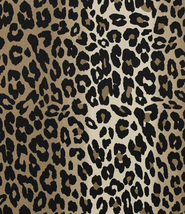 Poppy fabrics luipaard - katoen twill lichte stretch