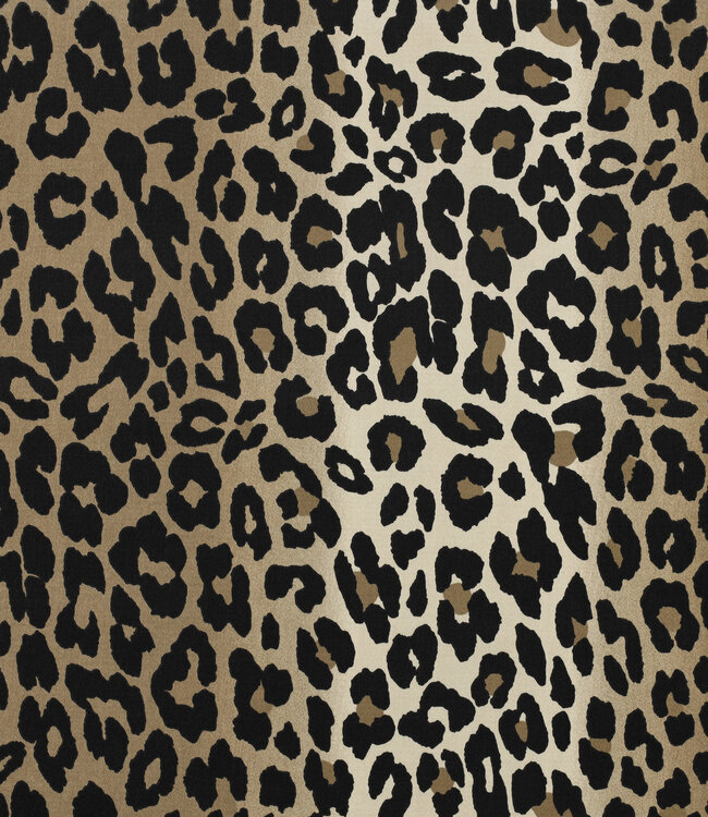 Poppy fabrics luipaard - katoen twill lichte stretch
