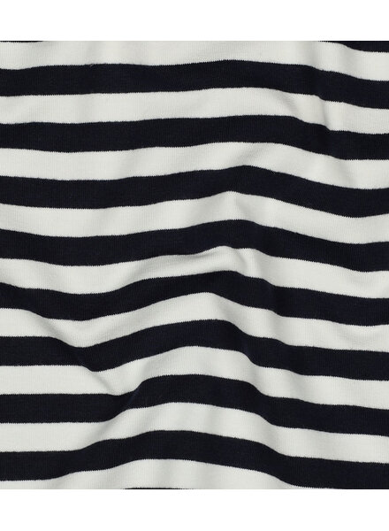Madeline navy blue / ecru striped - beautiful sturdy French terry