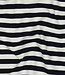 Madeline marineblauw / ecru gestreept - prachtige stevige french terry