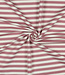 Madeline oudroze / ecru gestreept - prachtige stevige french terry