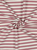 Madeline oudroze / ecru gestreept - prachtige stevige french terry