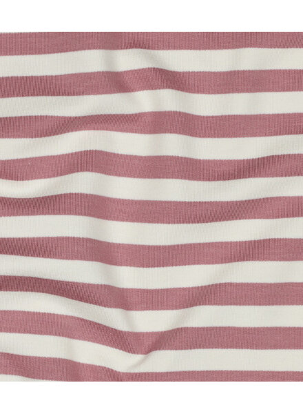 Madeline dusty pink / ecru striped - beautiful sturdy French terry