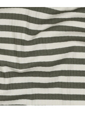 khaki stripes - ribbed knit