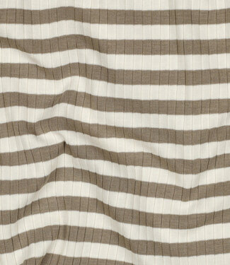 Madeline sand stripes - ribbed jersey