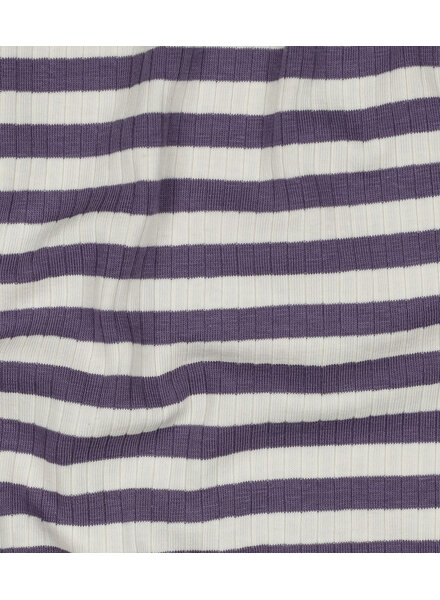 Madeline grape purple stripes - ribbed jersey