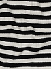 Madeline black stripes - ribbed knit