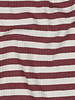Madeline aubergine stripes - ribbed jersey