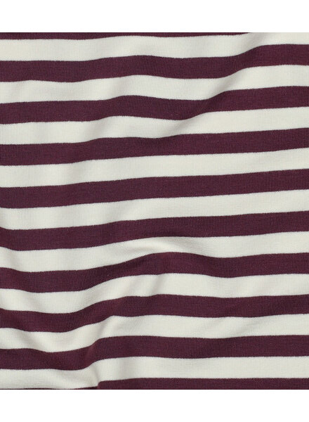 Madeline aubergine / ecru striped - beautiful sturdy French terry