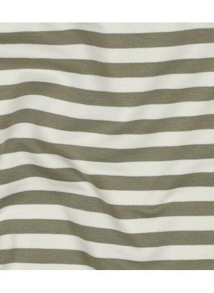 Madeline light khaki / ecru striped - beautiful sturdy French terry