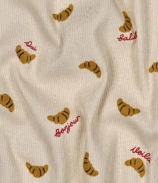 croissants - rib knit