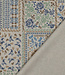 blue tiles - linnen look canvas