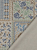 blue tiles - linnen look canvas
