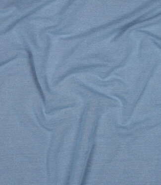 Poppy fabrics bleached denim look - french terry