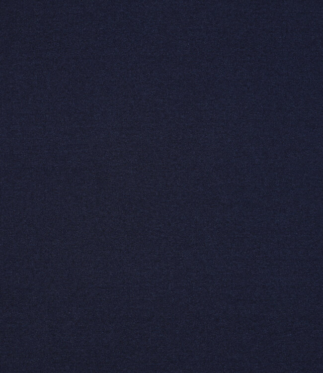 Poppy fabrics donkerblauw denim look - french terry