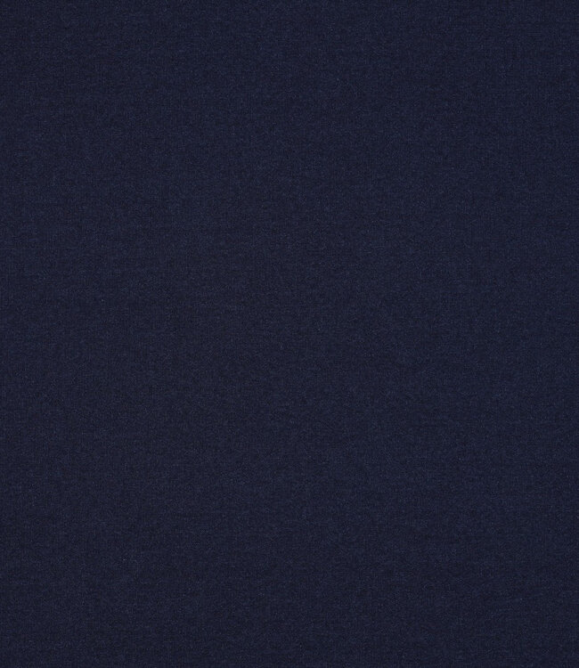 Poppy fabrics donkerblauw denim look - french terry