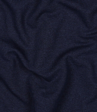 Poppy fabrics dark blue denim look - French terry