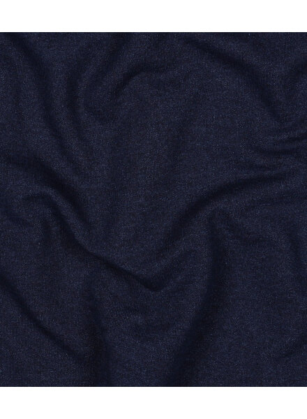 Poppy fabrics donkerblauw denim look - french terry