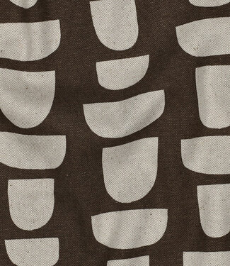 graphic walnut - linen look canvas